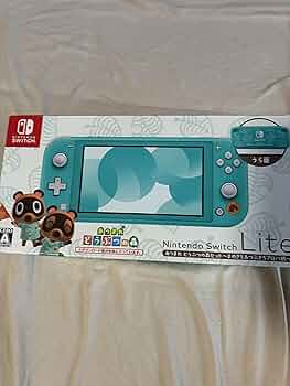 Switch Lite 本体 あつまれ どうぶつの森　まめきち&つぶきちアロハ柄 game-paani_4902370551457?